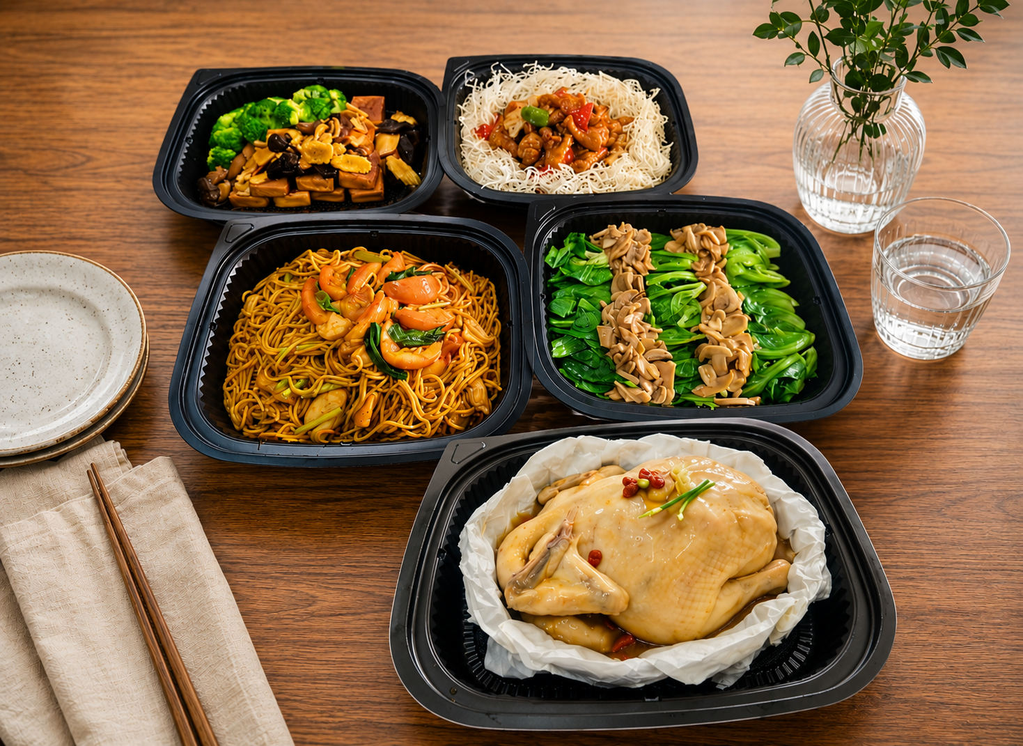 Mini buffet shines at home parties, baby showers, and intimate office gatherings.